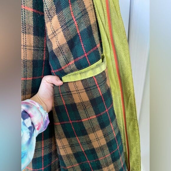 Egdon Heath 90s Vintage Patchwork Leather Suede Jacket - Picture 6 of 15